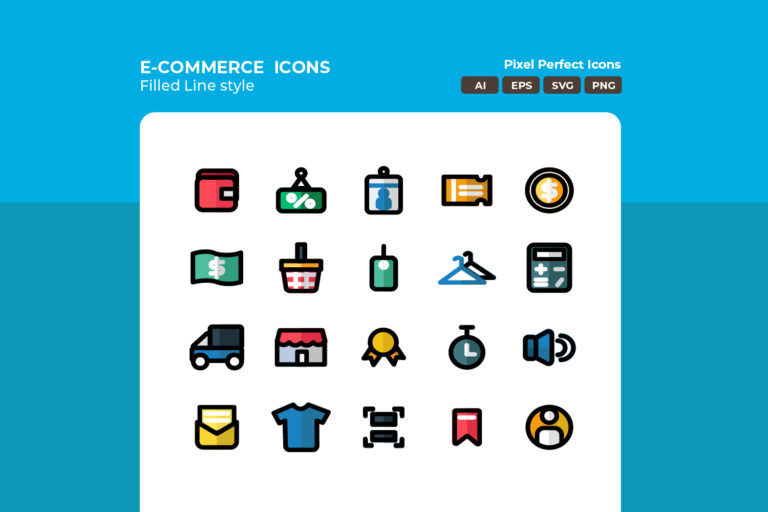 Ecommerce Icon - 5 Styles - Image 2