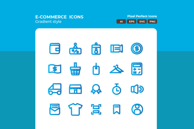 Ecommerce Icon - 5 Styles - Image 4
