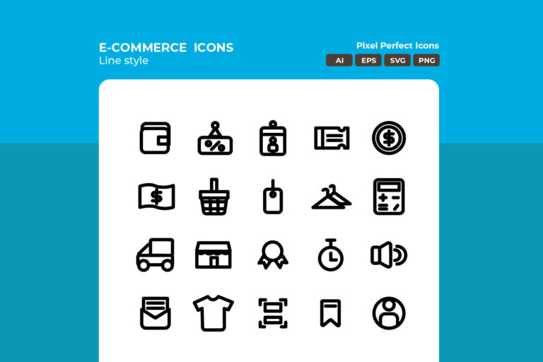 Ecommerce Icon - 5 Styles - Image 5