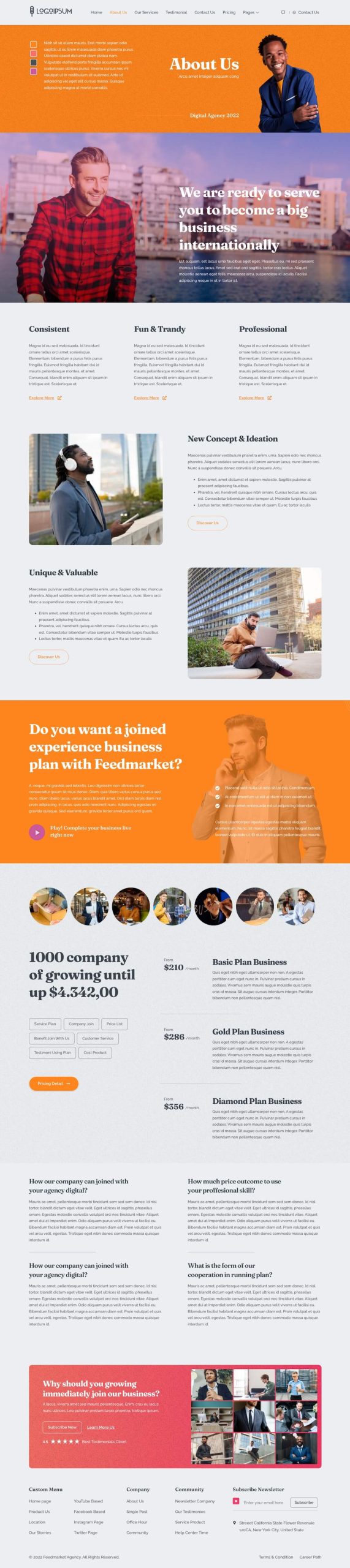 Feedmarket - Digital Agency Elementor Template Kit - Image 2