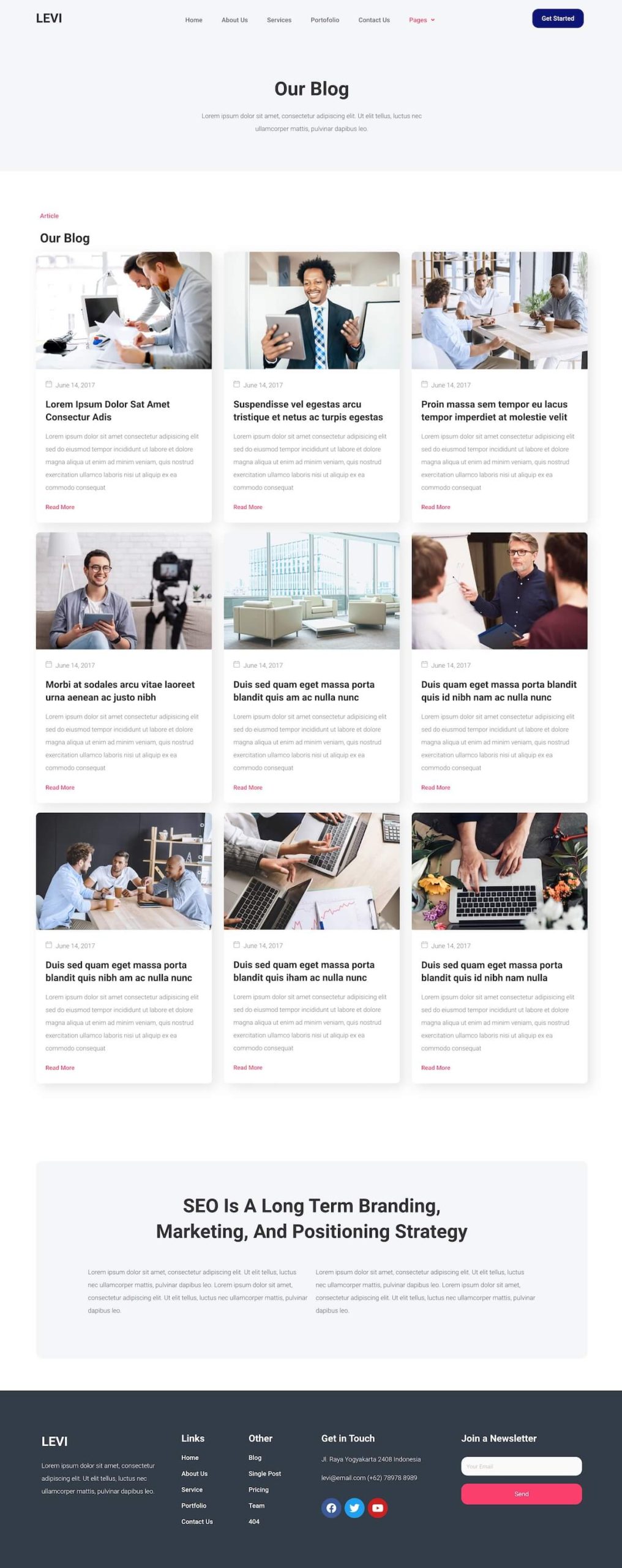 Levi - Digital Marketing Elementor Template Kit - Image 3