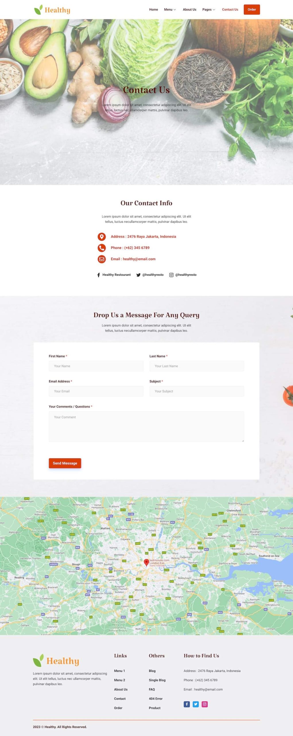 Healthy - Restaurant Elementor Template Kit - Image 4