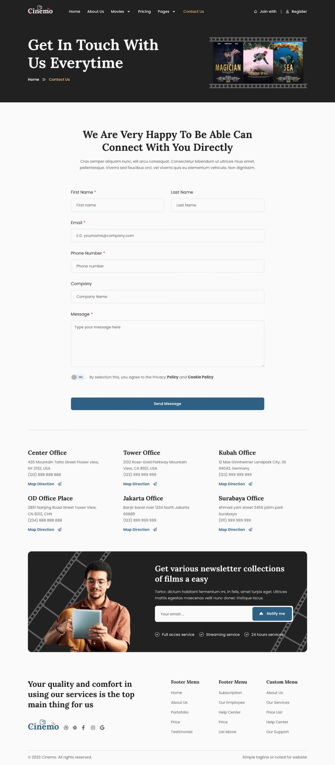 Cinemo - Video Streaming Website Elementor Template Kit - Image 4