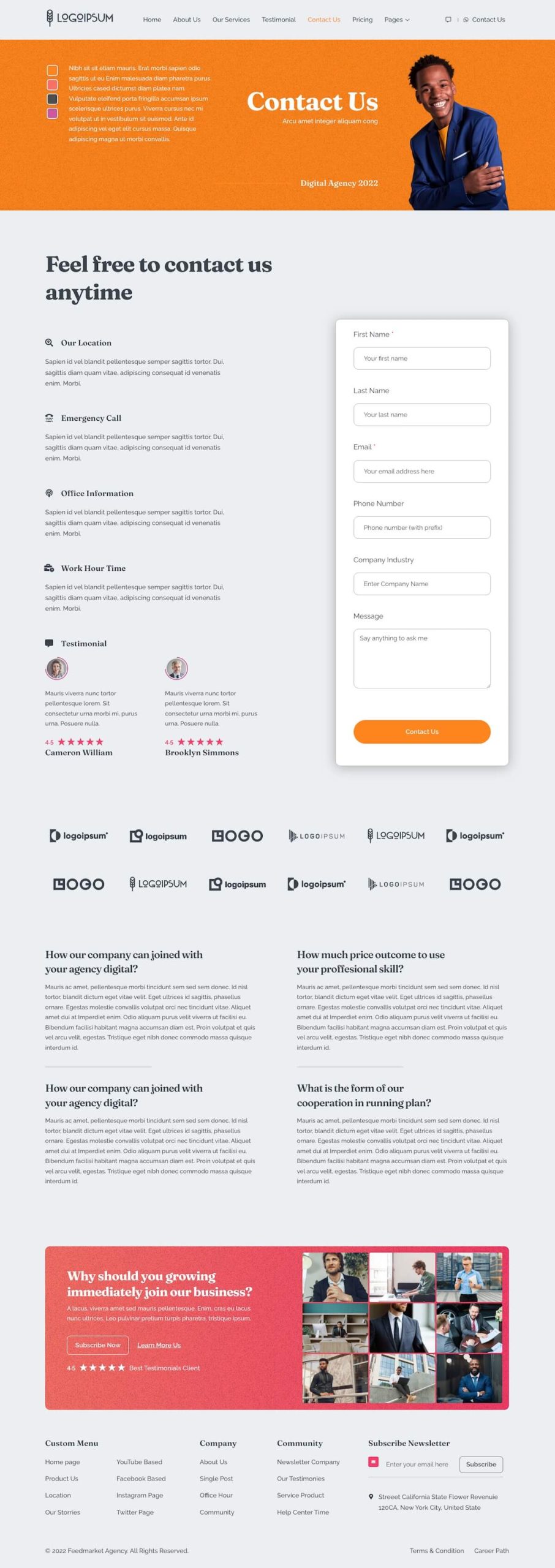 Feedmarket - Digital Agency Elementor Template Kit - Image 4