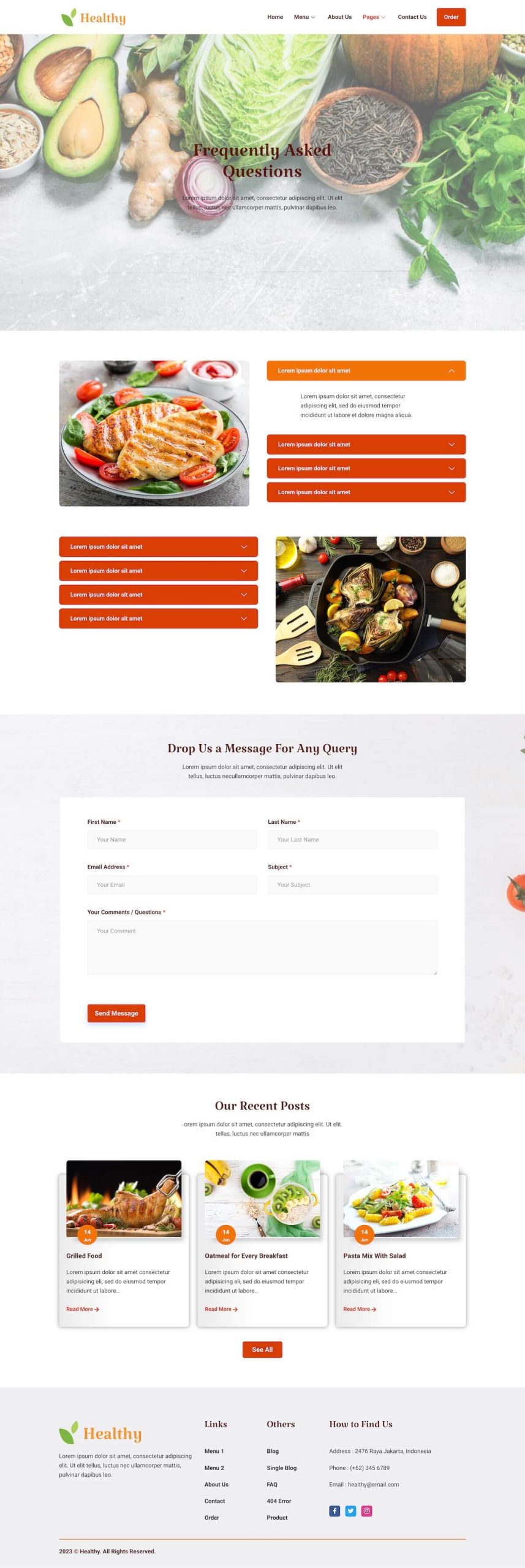 Healthy - Restaurant Elementor Template Kit - Image 6
