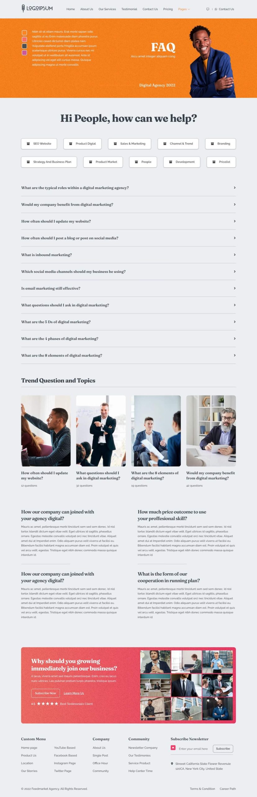 Feedmarket - Digital Agency Elementor Template Kit - Image 5