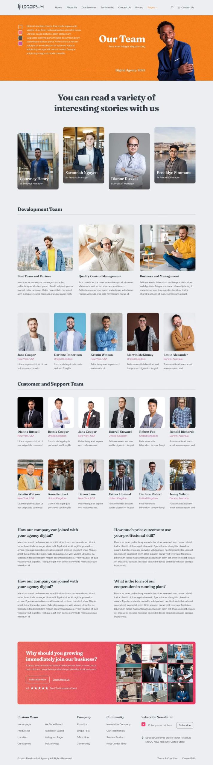 Feedmarket - Digital Agency Elementor Template Kit - Image 8