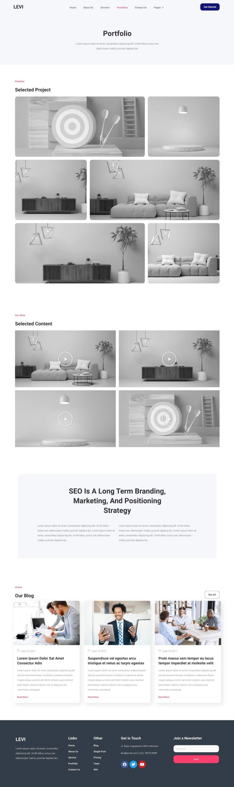 Levi - Digital Marketing Elementor Template Kit - Image 8