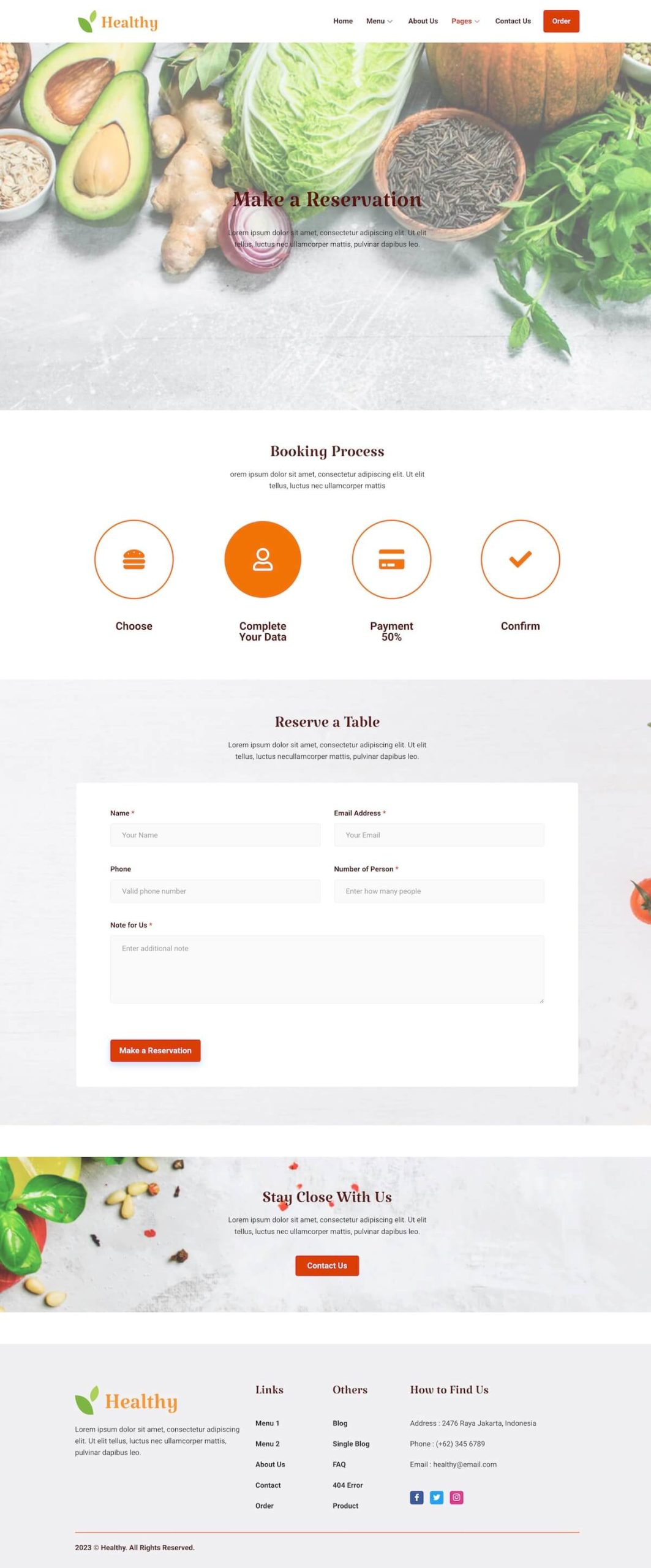 Healthy - Restaurant Elementor Template Kit - Image 10
