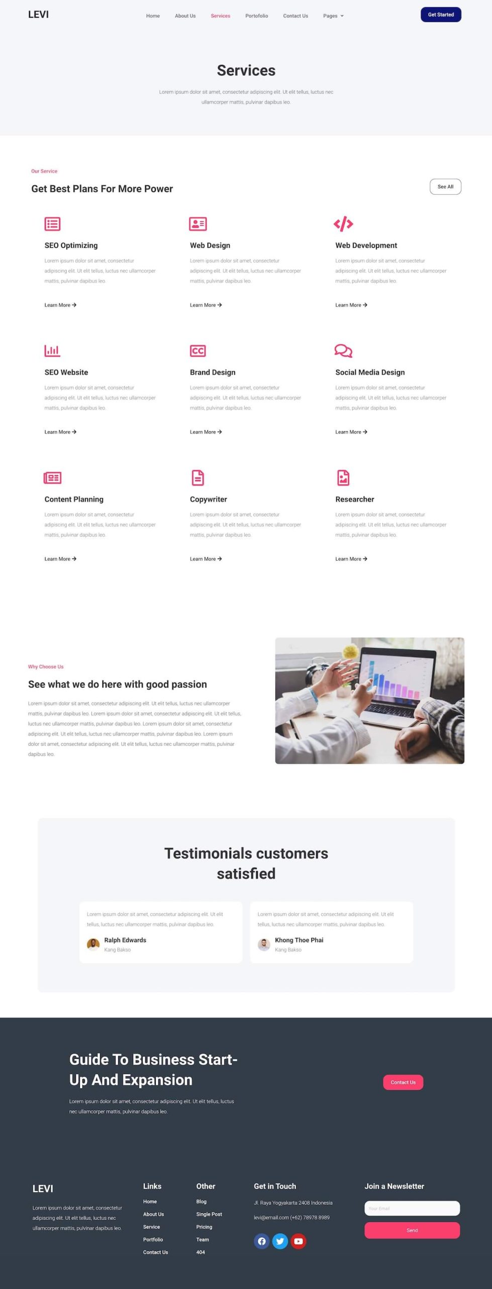 Levi - Digital Marketing Elementor Template Kit - Image 10