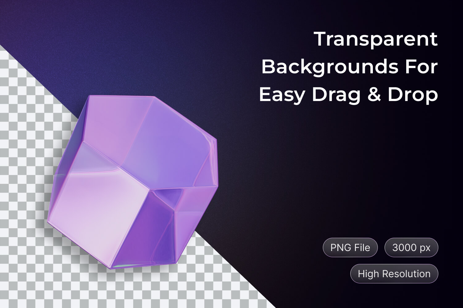 Vivid Glass 3D Geometric Pack - Image 3