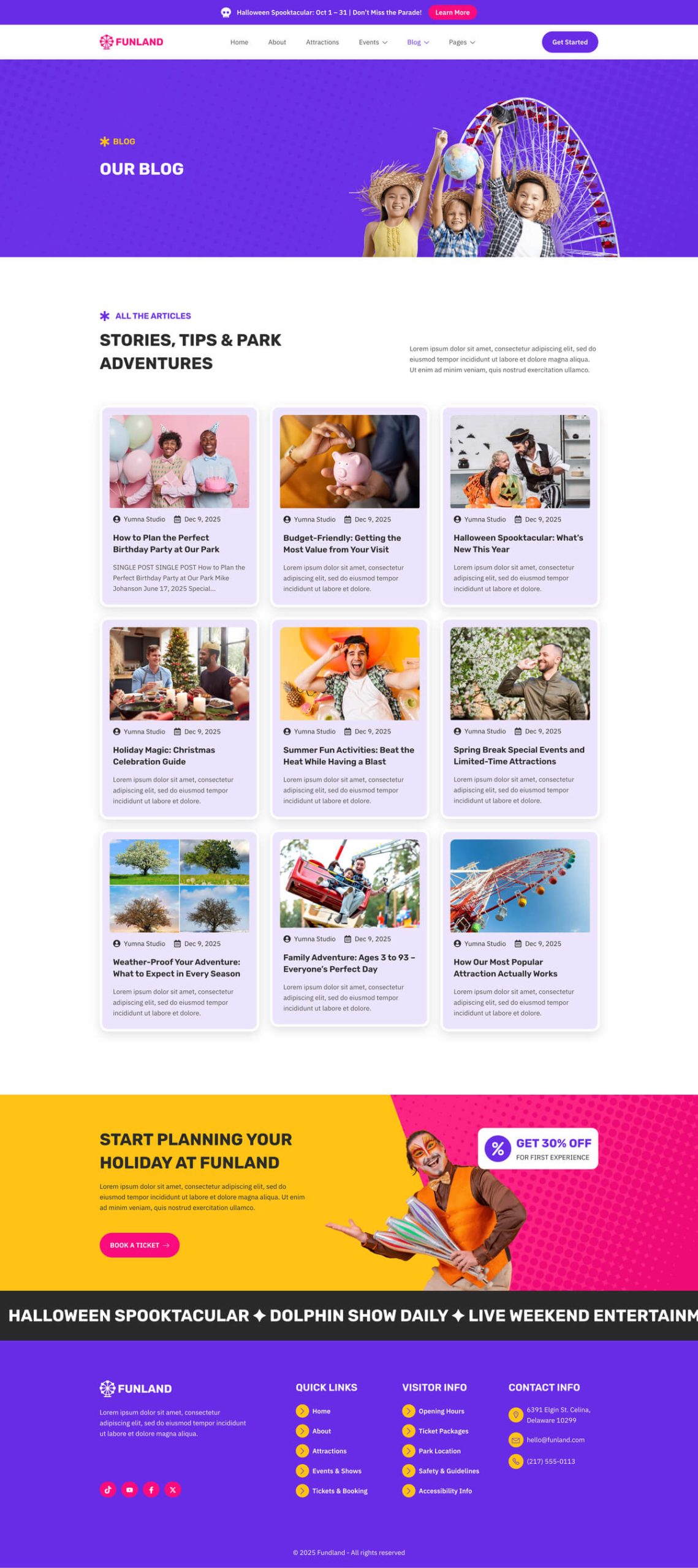 Funland - Amusement & Theme Park Template Kit - Image 5
