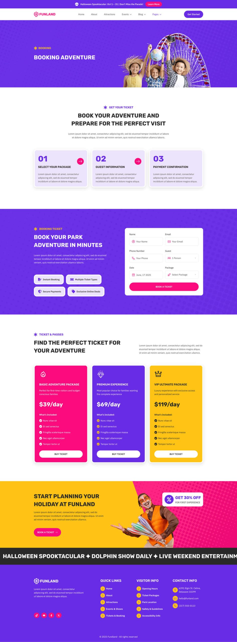 Funland - Amusement & Theme Park Template Kit - Image 6