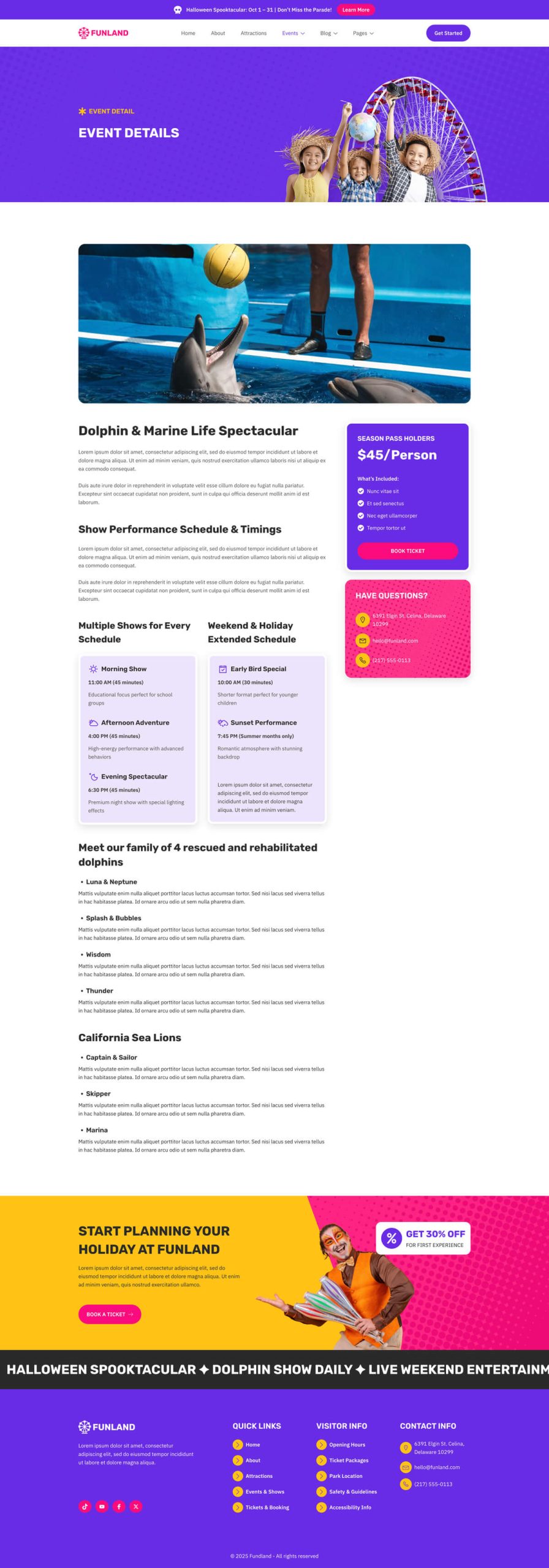 Funland - Amusement & Theme Park Template Kit - Image 8