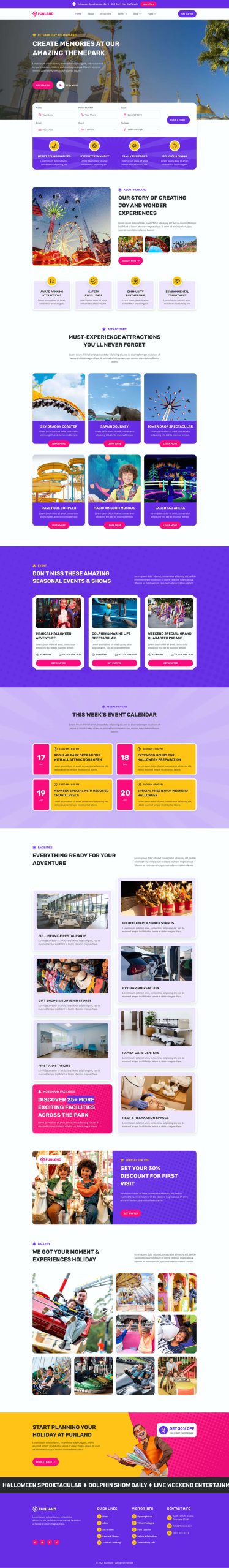 Funland - Amusement & Theme Park Template Kit - Image 11