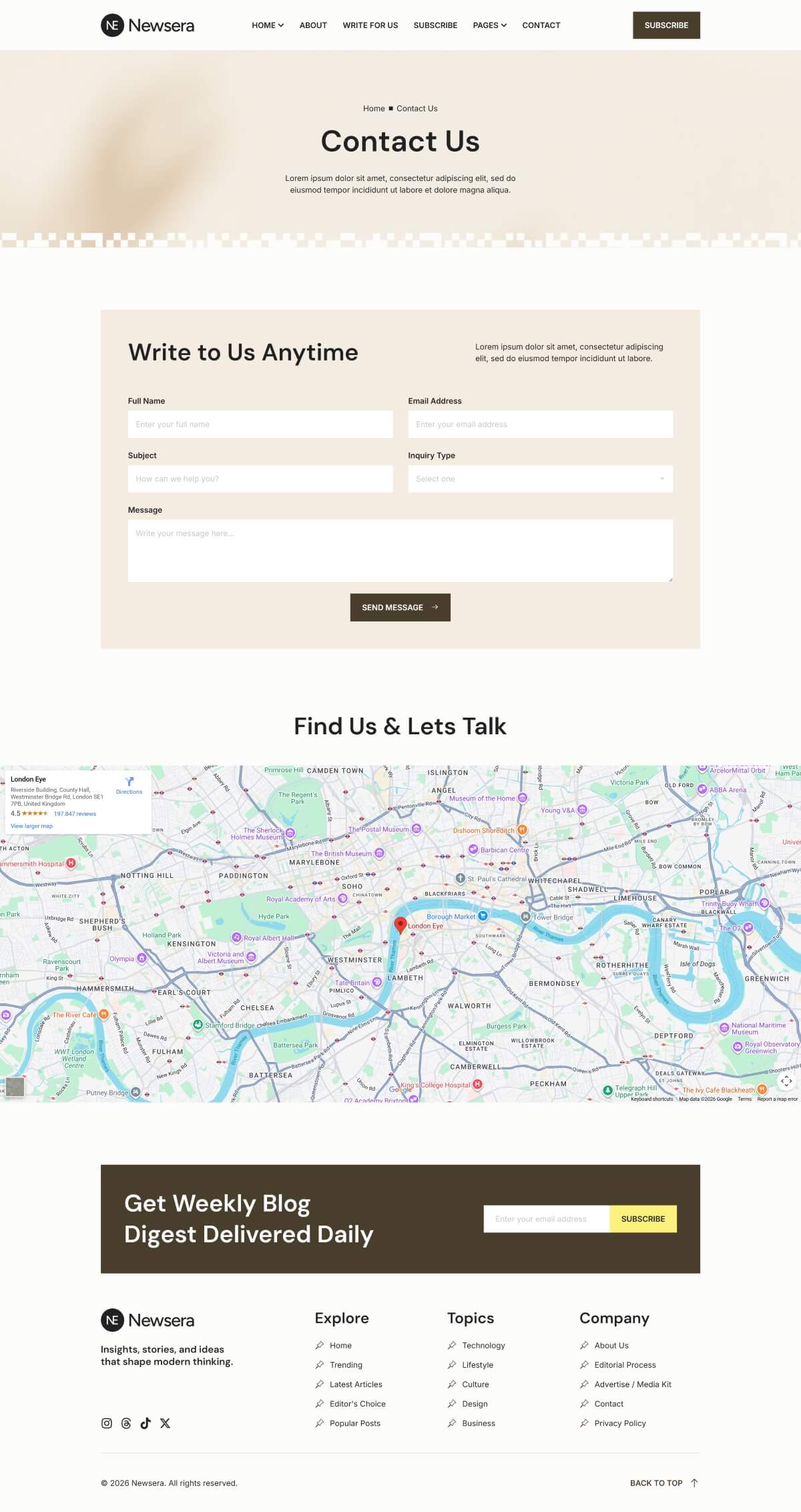 Newsera - Modern Blog & Magazine Template Kit - Image 6