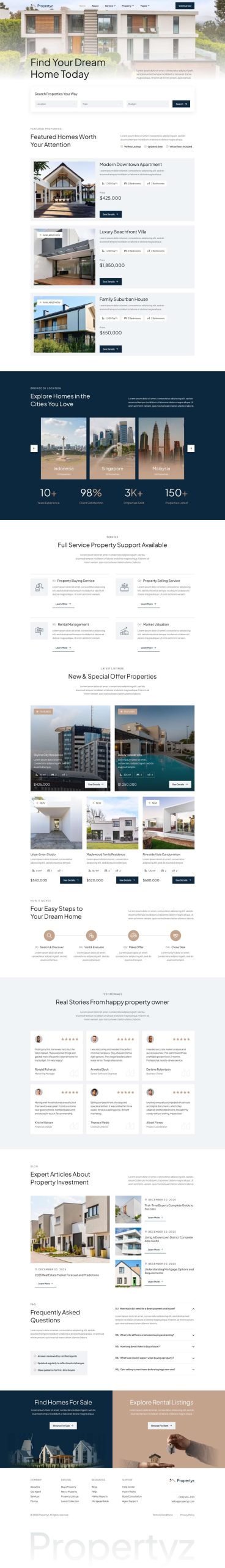 Propertyz - Real Estate & Property Template Kit - Image 7