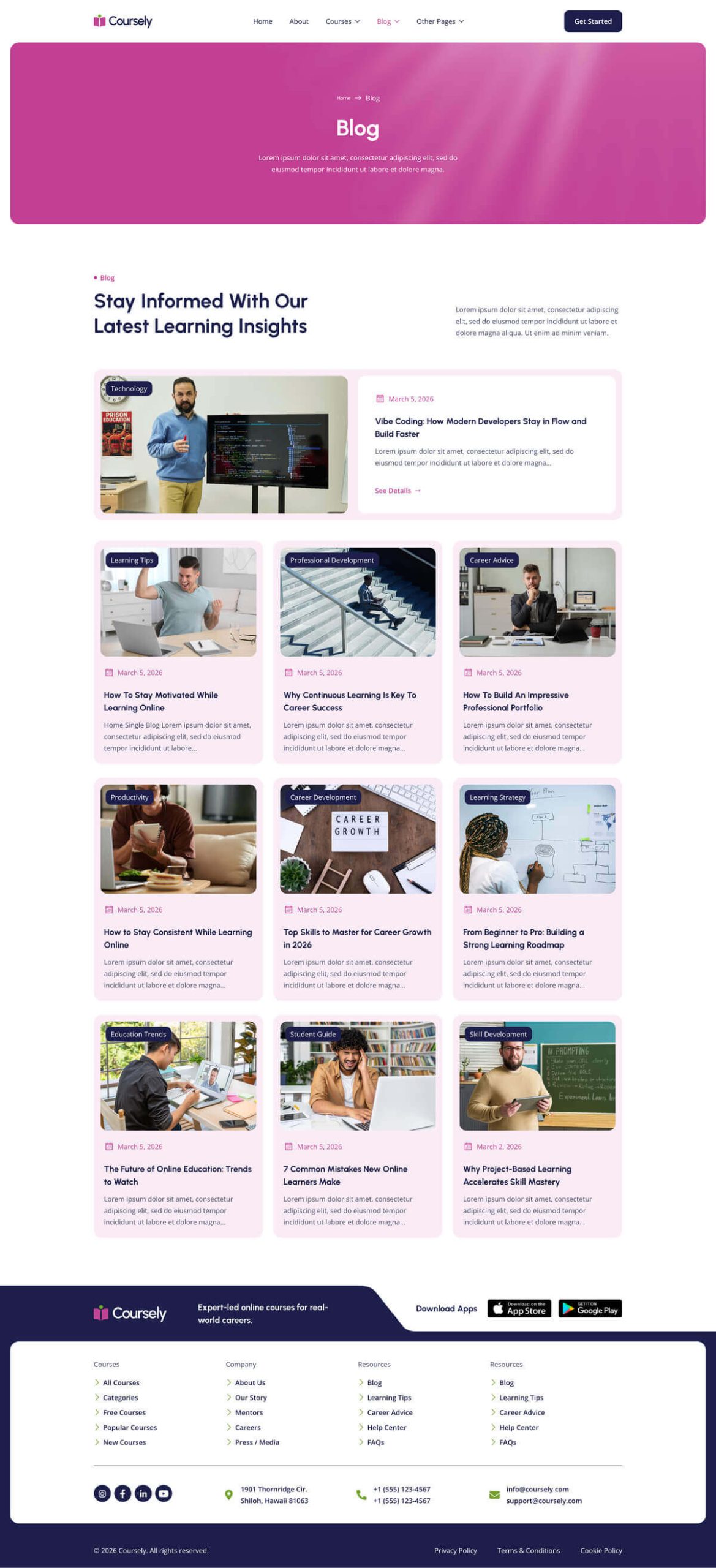 Coursely - Online Course & Education Elementor Template Kit - Image 4