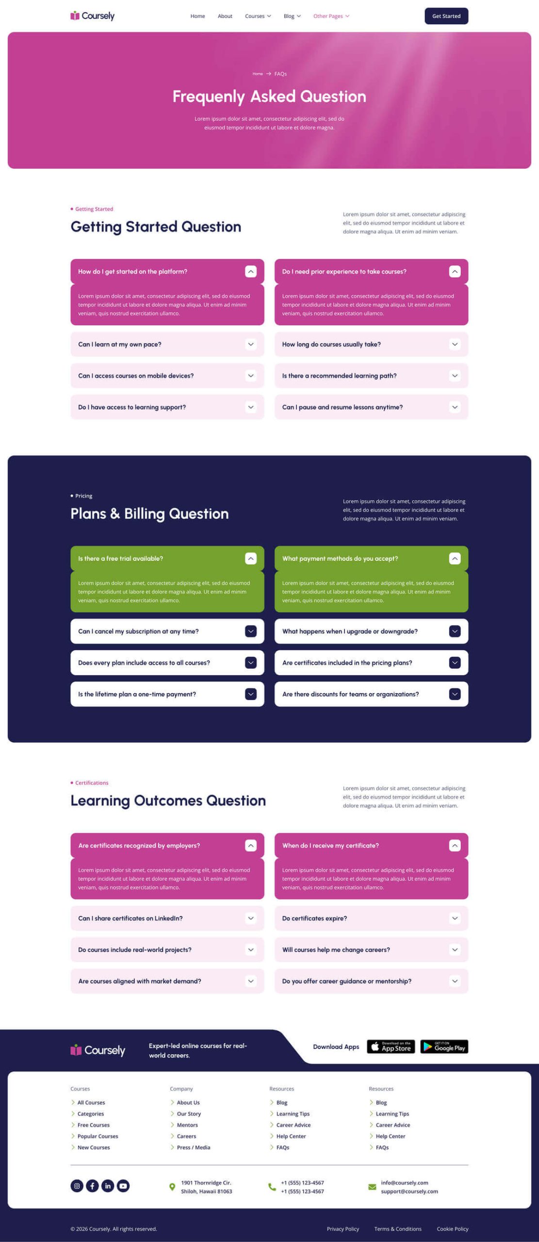 Coursely - Online Course & Education Elementor Template Kit - Image 9