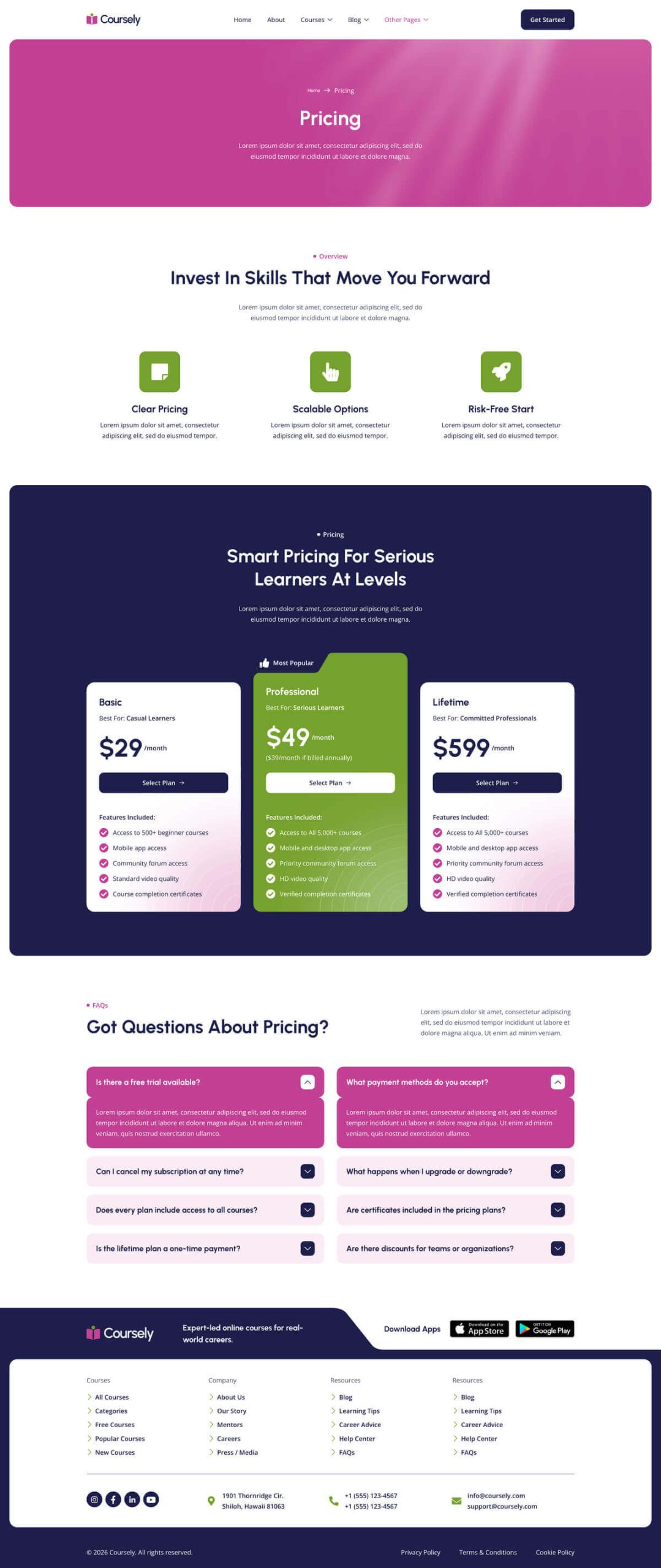 Coursely - Online Course & Education Elementor Template Kit - Image 11